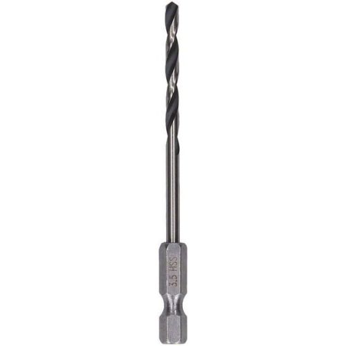 Bild: HSS-Spiralbohrer PointTeQ Hex, Ø 3,5mm (10 Stück, Arbeitslänge 39mm)