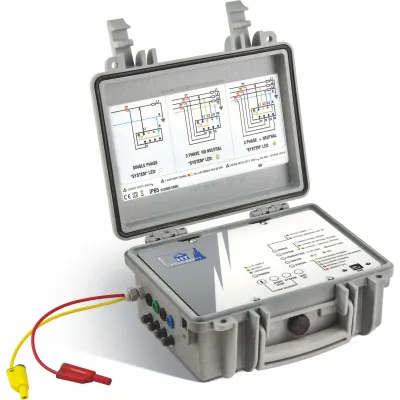 HT Instruments Netzanalysator PQA820 | 3-Phasen Datenlogger | 4 Kanäle | WiFi & USB | IP65