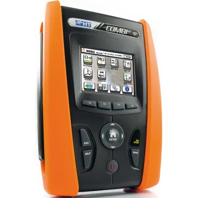HT Instruments Installationsmessgerät Combi G2 Black-Boxx | VDE0100 Tester | RCD/FI-Prüfung | Touchscreen