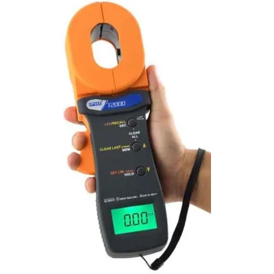HT Instruments Erdungsmesszange T2000 | Erdungswiderstand messen | 0,05 mA–20 A AC | LCD | ISO-kalibriert