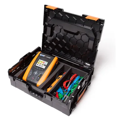 HT Instruments Combi G3 Black Boxx | Installationstester | Erdungsmessgerät | VDE 0413 | Touchscreen | FI/RCD-Prüfung