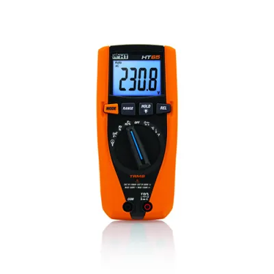 HT Instruments Multimeter HT65 | Digital | TRMS | CAT IV 600V | 1500V DC | 1000V AC | 10A | Temperatur | Autorange