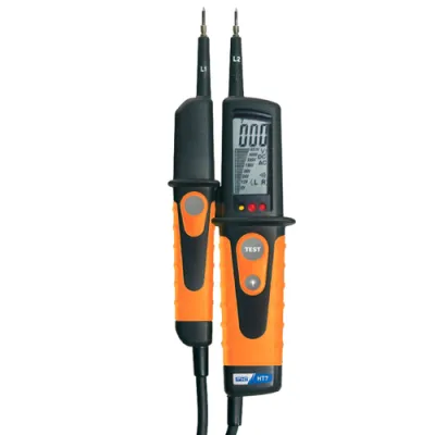 HT Instruments Spannungsprüfer HT7 | digital 2-polig | 0-690V AC/DC | LCD-Anzeige | CAT IV | IP64 | Durchgangsprüfung
