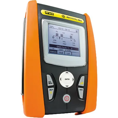 HT Instruments PV-CHECKs Pro 1011400 | Photovoltaik-Prüfgerät 1500V 40A | Isolationsmessung | Farb-Touchscreen