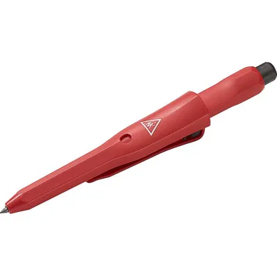 Hultafors Tieflochmarker HDM 650100 | Trockenmarkierer für Holz, Metall, Beton | 164 mm | Nachfüllbar | Grau