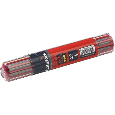 Hultafors Nachfüllspender HRD GRY 650120 | Trockenmarker Ersatzminen | 10 Stifte Graphit/Kreide | universell