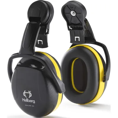 Hellberg Gehörschutz Helmmontage Secure 2 42002-001 | SNR 29dB | Komfort-Ohrpolster | robust