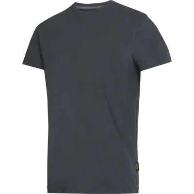 Snickers Workwear T-Shirt 25025800006 | Herren Shirt L | 100% Baumwolle | klassische Passform | stahlgrau