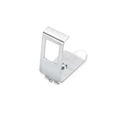 DIGITUS Hutschienenadapter AN-25184 | 1-fach Keystone Modul | Metall | kompakt | für DIN-Schiene | gerade Bauform