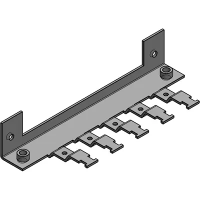 Icotek EMV-Kabelabfangleiste KEL-EMV-Z 24/5 | Kabelführung mit Zugentlastung | Metall | für Gehäuse & Schränke