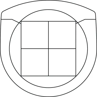 Icotek Kabelverschraubung KVT-ER 63/4 | IP65 | teilbar | M63 | Kunststoff | Zugentlastung | halogenfrei
