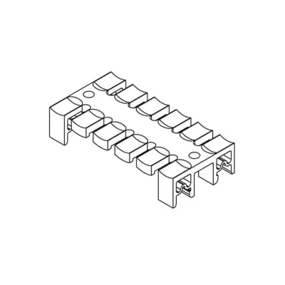 Icotek Zugentlastungsseite für Hutschiene KZL 80 H