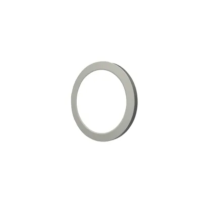 MEGATRON Dekoring MT76002 | magnetischer Deko-Ring für LED-PANO Deckenleuchte | Aluminium | Ø 219 mm | silber