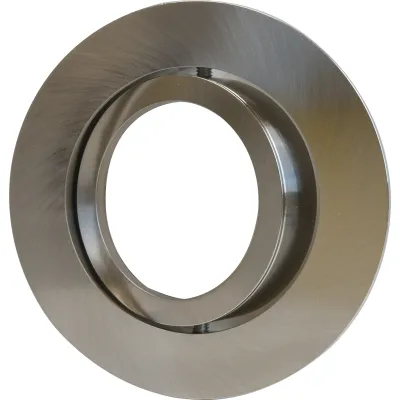 MEGATRON LED-Einbaustrahler MT75201 | Einbauring 68mm rund | GU10/GU5.3 | schwenkbar | Aluminium | eisen gebürstet