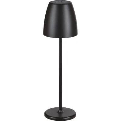 MEGATRON LED Akku Tischleuchte MT68059 TAVOLA SOLAR | 1,5W 350lm | Solar & USB-C | dimmbar | IP54 | anthrazit | 38cm