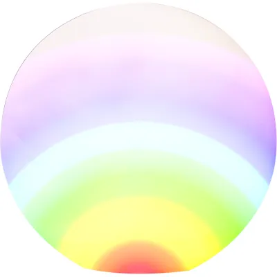 MEGATRON LED-Kugelleuchte MT69081 LITTA M | Akku Außenleuchte 35cm | RGBW | IP66 schwimmend | Fernbedienung | Weiß