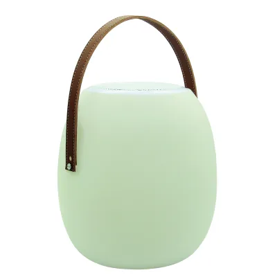 MEGATRON LED Akku-Lautsprecherleuchte SPIKA MT69083 | RGBW | 22cm | Bluetooth | Outdoor IP44 | Dimmer | Weiß