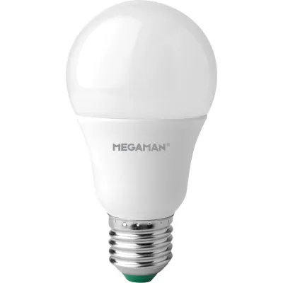 Megaman LED Lampe MM21086 E27 Birnenform 9,5W 810lm 4000K neutralweiß | nicht dimmbar | opal | 15000h | IP23 | weiß