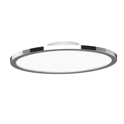 LIGHTME LED-Deckenleuchte LM85652 | 24W | 2000lm | 2700-4000K umschaltbar | 300mm | IP44 | GX53 | Chrom