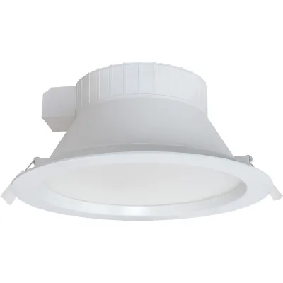 MEGATRON LED-Downlight MT76775 | Einbaustrahler Diffusor Ø225mm | 1900–2600lm | 20W | 3000/4000K | IP54 | weiß