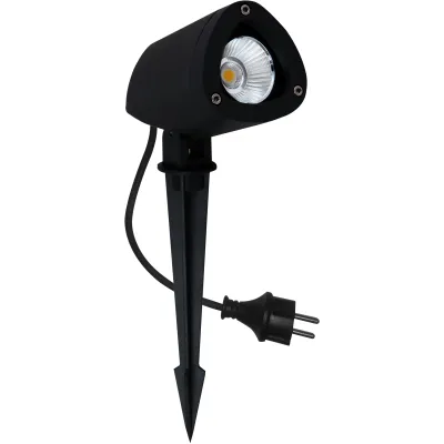 MEGATRON LED Gartenstrahler MT70801 | Erdspieß 7,5W 650lm 3000K IP65 | Aluminium anthrazit | schwenkbar | Outdoor