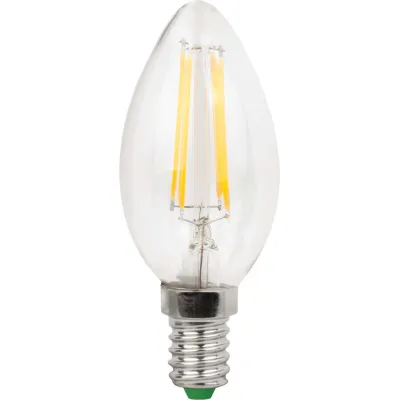 Megaman LED-Kerzenlampe MM21075 E14 | 3W 250lm | 2700K warmweiß | Glühfadenoptik | klar | nicht dimmbar | 360°