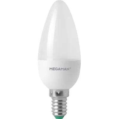 Megaman LED-Kerzenlampe MM21122 E14 3,5W | dimmbar | 250lm | 2800K warmweiß | matt | 330° Abstrahlung | opalweiß