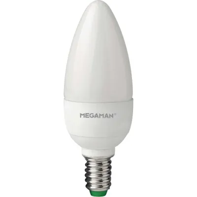 Megaman LED-Kerzenlampe E14 3,5W | ersetzt 25W | 250lm | 2800K warmweiß | 330° Abstrahlwinkel | opal | nicht dimmbar