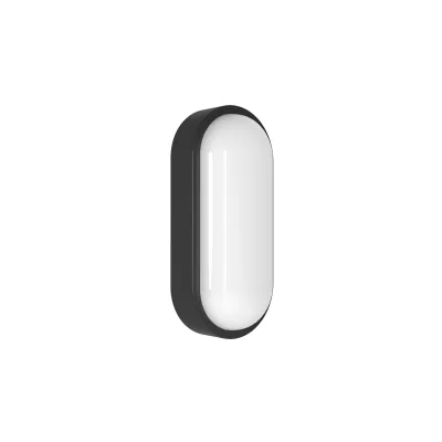 MEGATRON LED Anbauleuchte ZELLA Neo XL MT69073 | 6-15W | 3000-4000K | 1900lm | IP54 IK08 | wechselbare LED | Schwarz