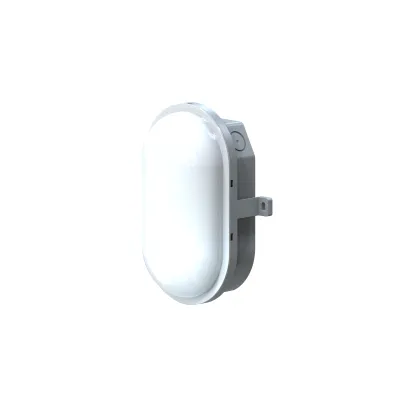 MEGATRON PRO LED-Ovalleuchte ZELLA MT69066 | 7,5W 950lm 4000K | IP54 IK08 | Wand- & Deckenmontage | grau