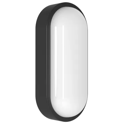 IDV LED-Ovalleuchte MT69076 ZELLA Neo XL | Bewegungsmelder | LED austauschbar | Helligkeit einstellbar | IP54 | schwarz