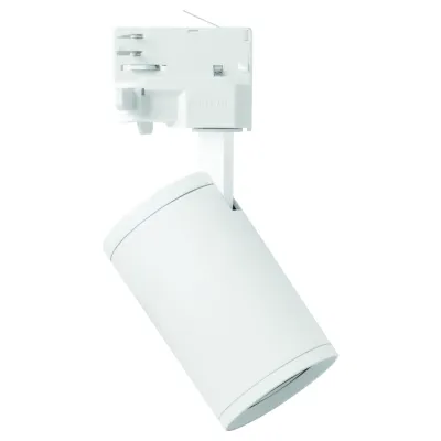 MEGAMAN Schienenstrahler MM78800 MORA 3-Phasen-Adapter GU10 | LED geeignet | drehbar & schwenkbar | weiß