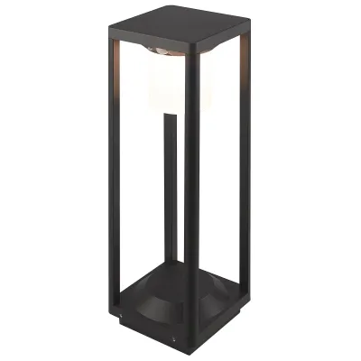 MEGATRON LED-Pollerleuchte MT70014 | Solarleuchte mit Bewegungsmelder & Lichtsensor | 2W 140lm 3000K | anthrazit