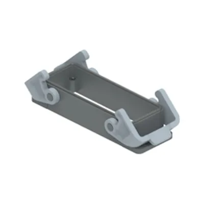 ILME Anbaugehäuse TCHI 24 Gr.104.27 | T-Type Industriesteckverbinder | Thermoplast | 2 Bügel | IP65 | korrosionsfest