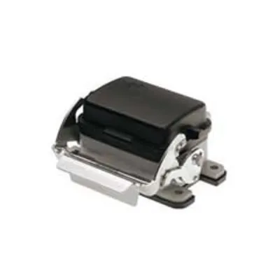 ILME Anbaugehäuse CVI 06 LSP | Gehäuse 44.27 | V-Type Aluminium | 1 Bügel | Federdeckel | Industrie-Steckverbinder