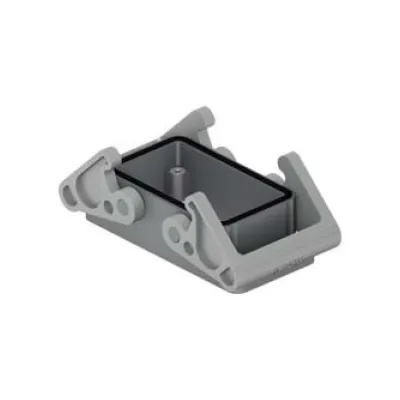 ILME Anbaugehäuse TCHI 10 | Industriesteckverbinder Gehäuse Größe 57.27 | Thermoplast | 2 Bügel | IP65 | korrosionsfest