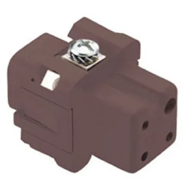 ILME Buchseneinsatz CKF03RY | 3-polig + PE | 10A 250V | Größe 21.21 | Schraubanschluss | hitzebeständig 180°C | Silber