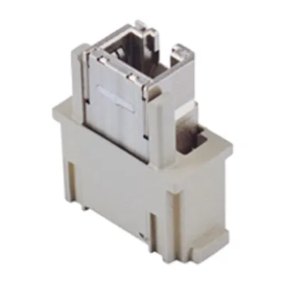 ILME Buchseneinsatz CX 01 J8F | 8-polig RJ45 | MIXO Serie | Crimpanschluss | 1A 50V | 1 Modul | Mehrfarbig