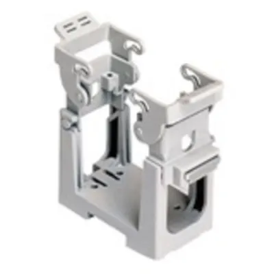 Ilme Einsatzhalter COB 06 BC | für DIN-Schiene | Größe 44.27 / 6B | Kunststoff | 2 Bügel | IP20 | kieselgrau