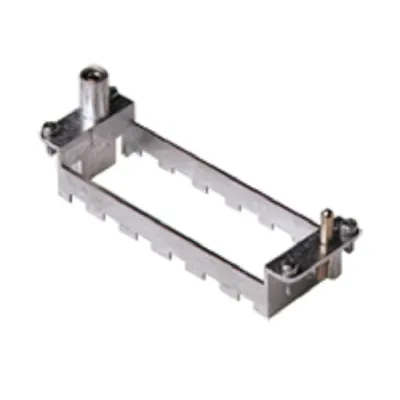 ILME Halterahmen CX 02 TM | MIXO Größe 44.27 | für 2 Module | mit PE-Anschluss | Stahl verzinkt | 44x35x27mm