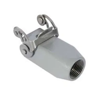 Gaestopas Kupplungsgehäuse MKAX VG20 | Steckergehäuse Gr.21.21 | Zink | 1 Bügel Edelstahl | 1x M20 gerade | oben