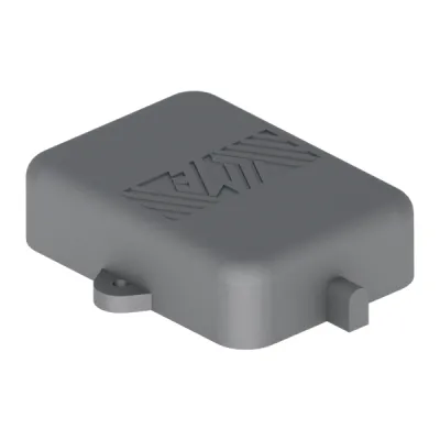 Gaestopas Schutzdeckel TCHC 06 L | Steckerabdeckung Größe 44.27 | T-Type | Kunststoff | rechteckig | mit Dichtung