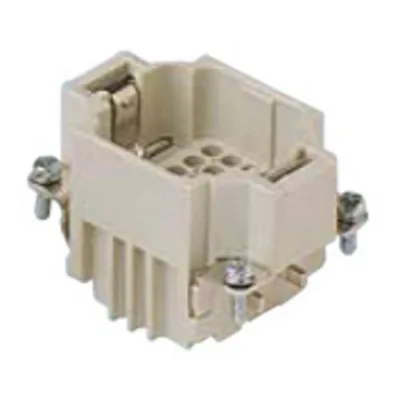 ILME Stifteinsatz CDDM 24 | 24-polig | 10A | 250V | Crimp | Größe 44.27 | Thermoplast | Schutzleiter | ohne Kontakte