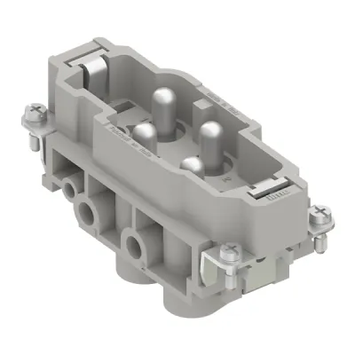 Gaestopas Stifteinsatz CXM 4/0 | 4-polig 4P+PE | 80A 690V | Schraubanschluss | Gr.77.27 | Silber | Thermoplast