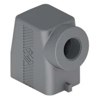 Gaestopas Tüllen­­gehäuse TMAO 06 L25 | Gr.44.27 | T-Type | Kunststoff | 1x M25 seitlich | 2 Bolzen | IP65 | grau
