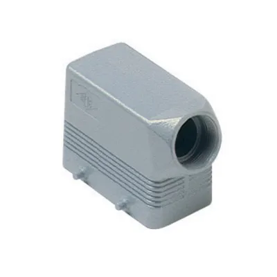 Gaestopas Tüllengehäuse MAO 24.40 | ILME kompatibel | Größe 104.27 | Aluminium | 4 Bolzen | 1x M40 seitlich | hoch