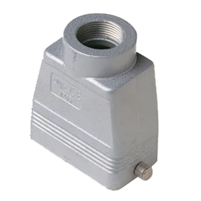 Gaestopas Tüllengehäuse MAV 16 L40 | Steckergehäuse Industrie | Größe 77.27 | Aluminium | 2 Bolzen | 1x M40 gerade
