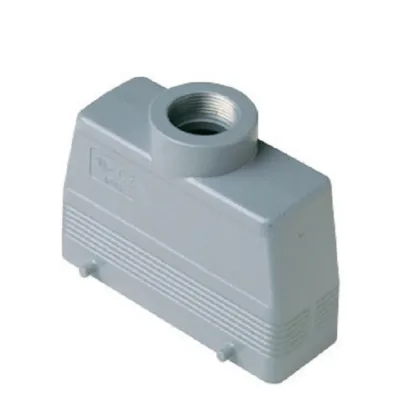 Gaestopas Tüllengehäuse MHV 24.32 | Steckergehäuse | Größe 104.27 | 4 Bolzen | 1x M32 gerade | Aluminium