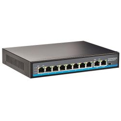 INDEXA PoE Netzwerk-Switch 10 (8+2) Ports NWS83