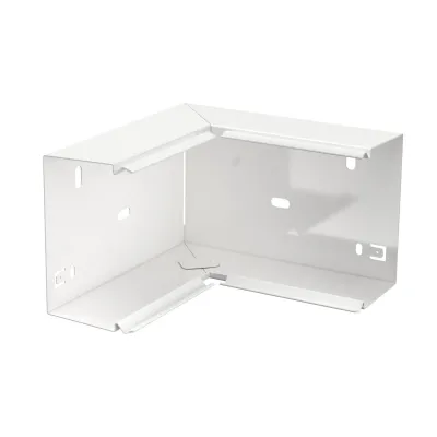 OBO Bettermann Inneneck LKM I60100RW 6249639 | Kabelkanal Innenwinkel 90° | 64x100mm | Stahl | reinweiß RAL9010